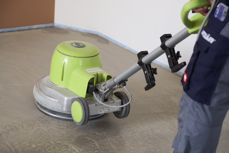 Grind the substrate with a WOLFF grinding machine to remove poorly adhering residues or laitance.